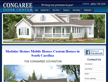 Tablet Screenshot of congareehomecenter.com
